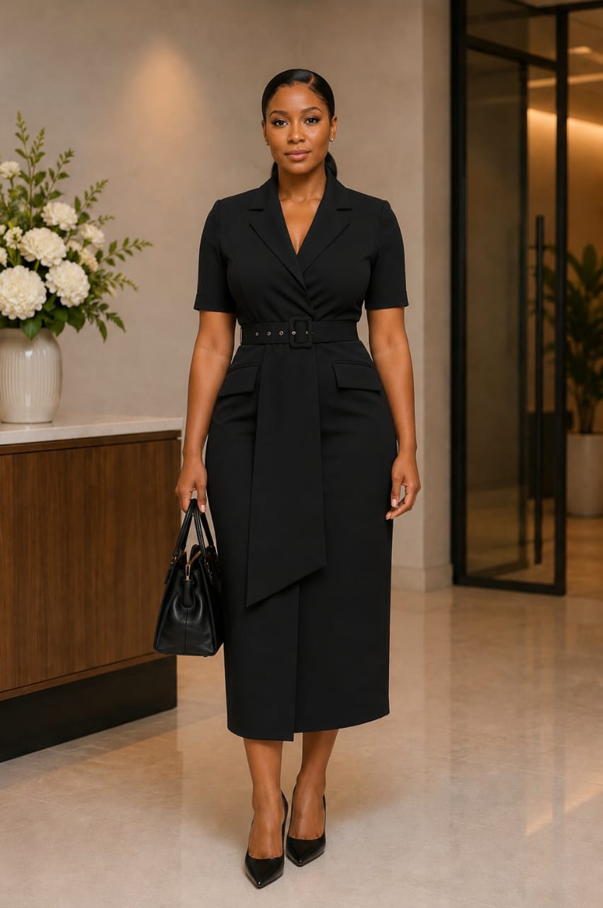 Structured Blazer Dress