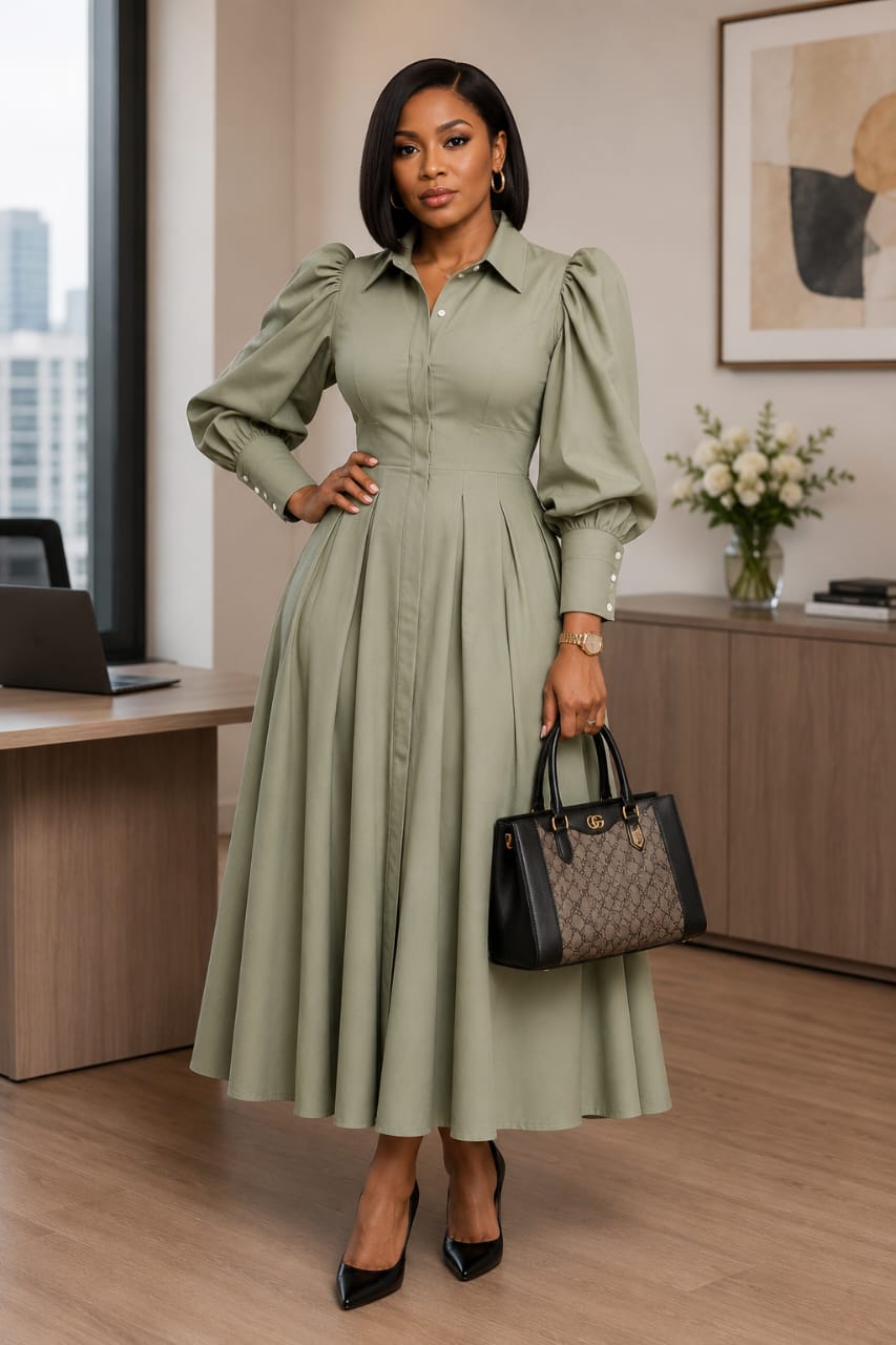 Sporty Abaya Tunic and Pants Set