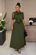 Sophisticated Midi Suit Dress