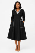 Two Piece Blazer Skirt Set