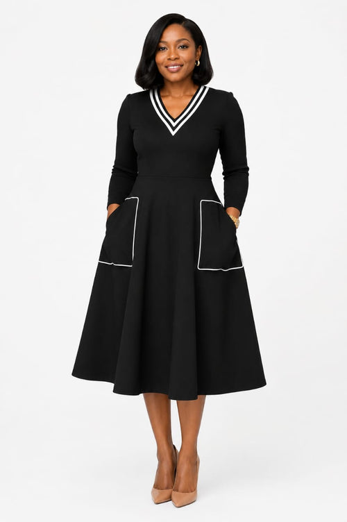 Two Piece Blazer Skirt Set