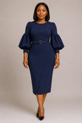 Tiered Denim Button Front Maxi Dress