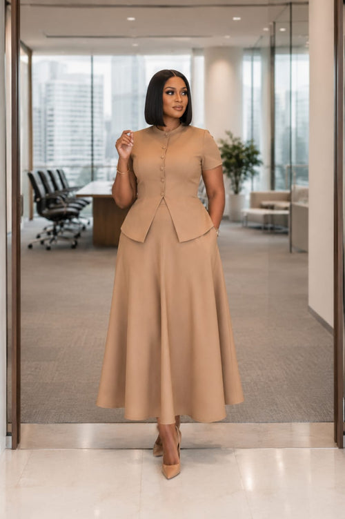Caramel Top and Skirt - Assorted
