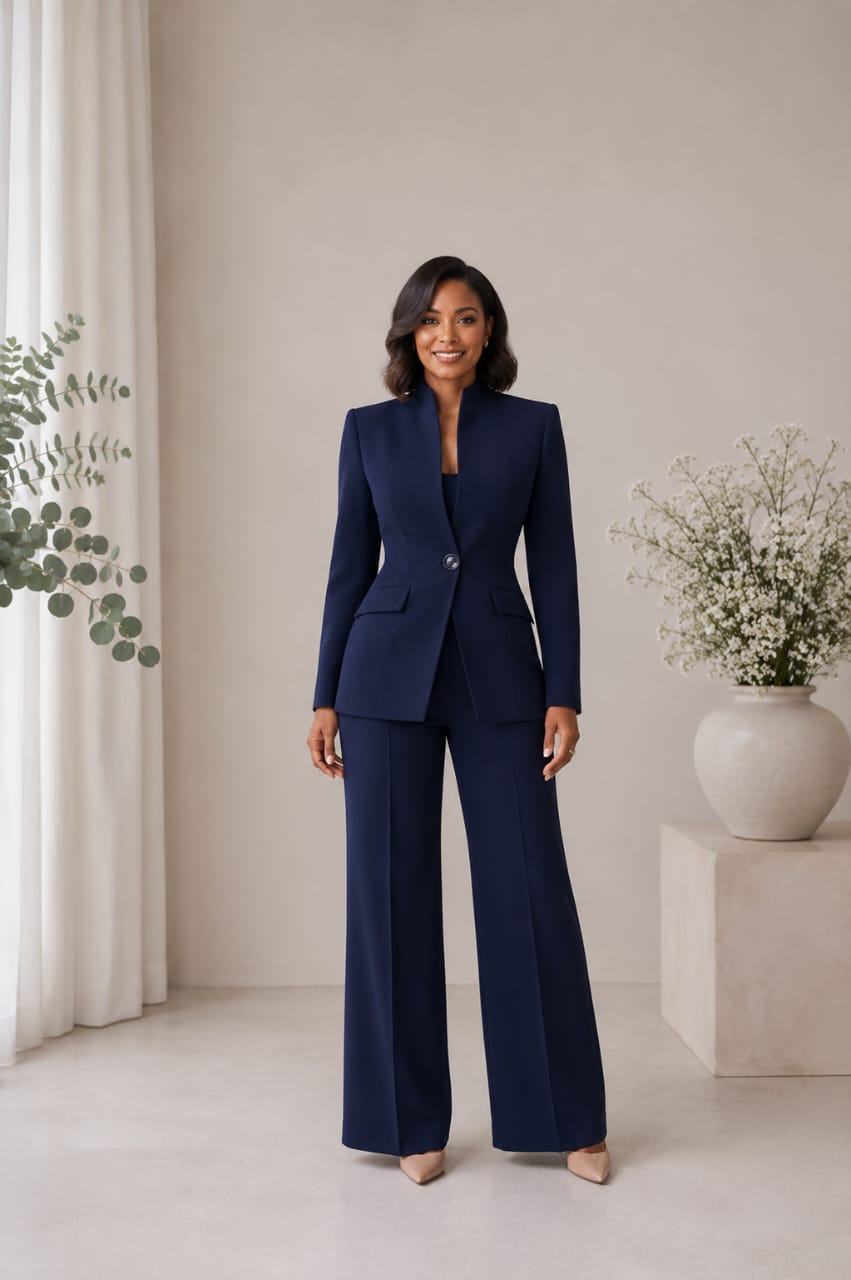 Navy Blue Blazer Suit - Assorted