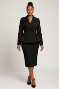 Classy Top and Tailored Skirt Co-ord
