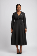 Lady Office Dress - Black