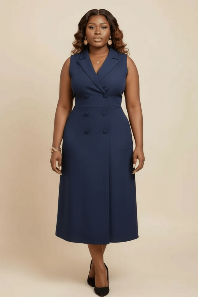 Armless Office Dress - view 3