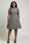 Midi Office Dress - Black