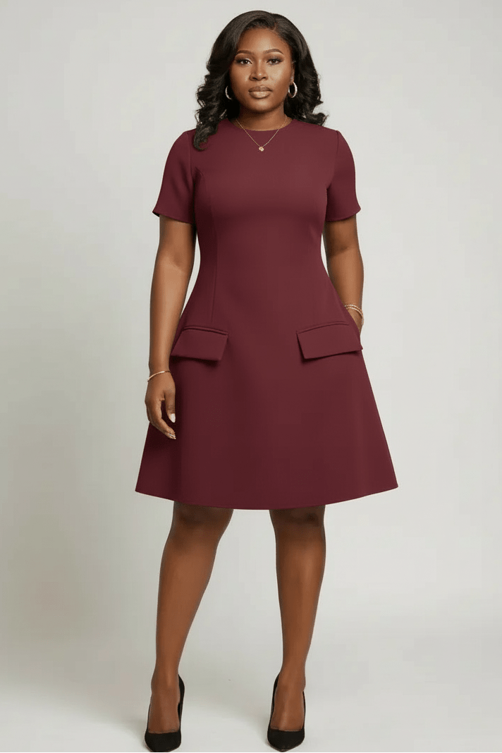 Midi Office Dress - view 3