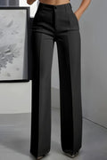 Slim Fit Pants - Black