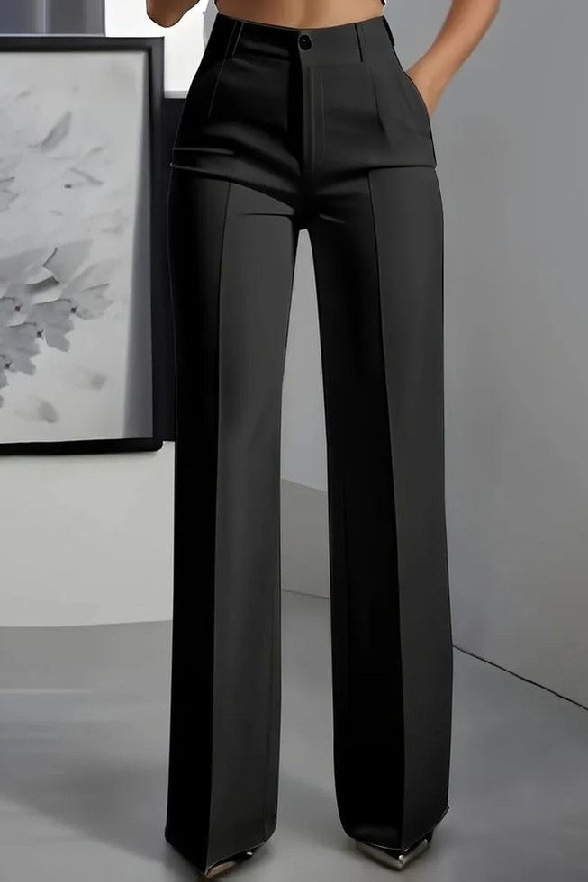 Slim Fit Pants - Black