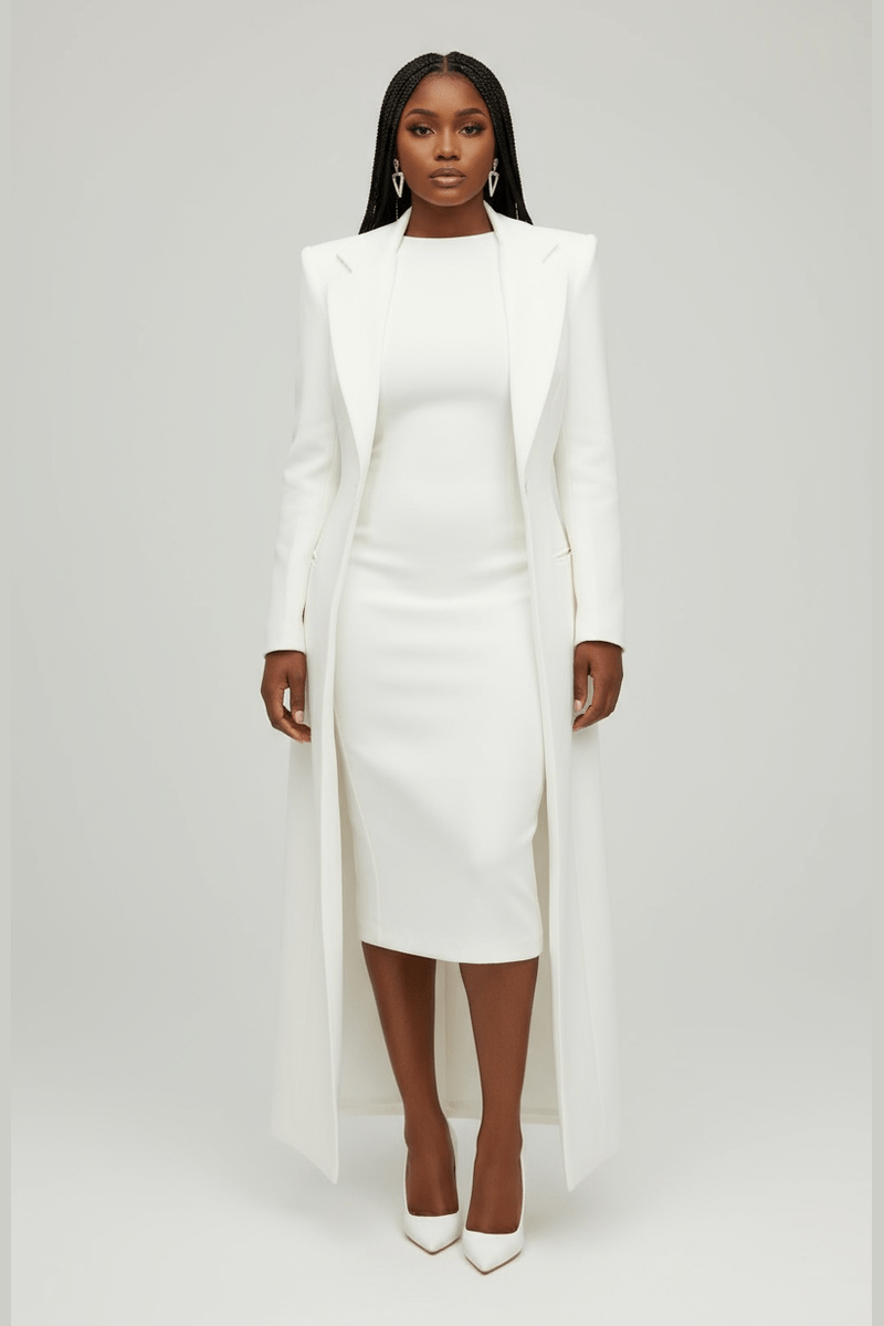 Long Blazer and dress Set - view 2