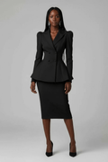 Designer Top and Tailored Skirt Co-ord