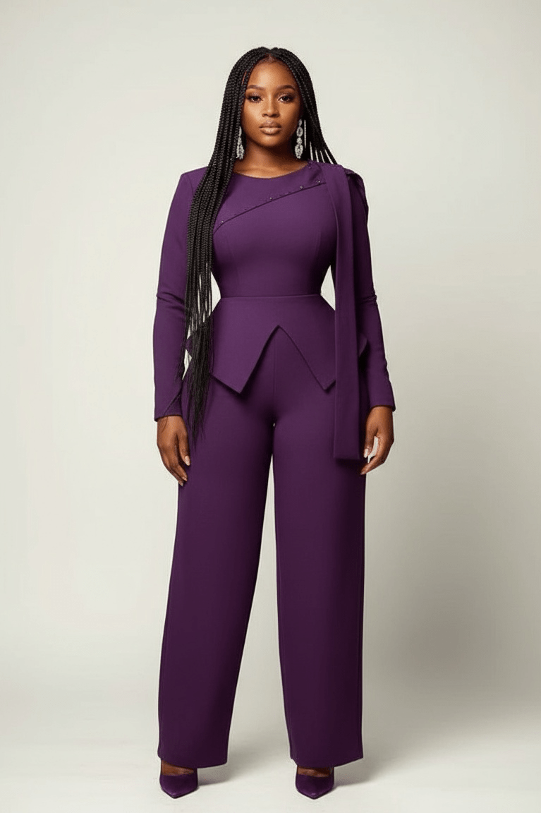 Signature Tailored Top and Pant Set - view 3
