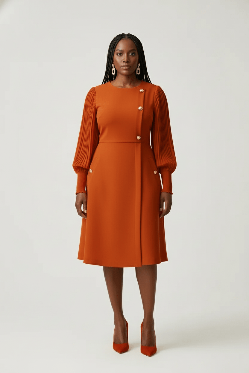 Classic Office Dress - view 2