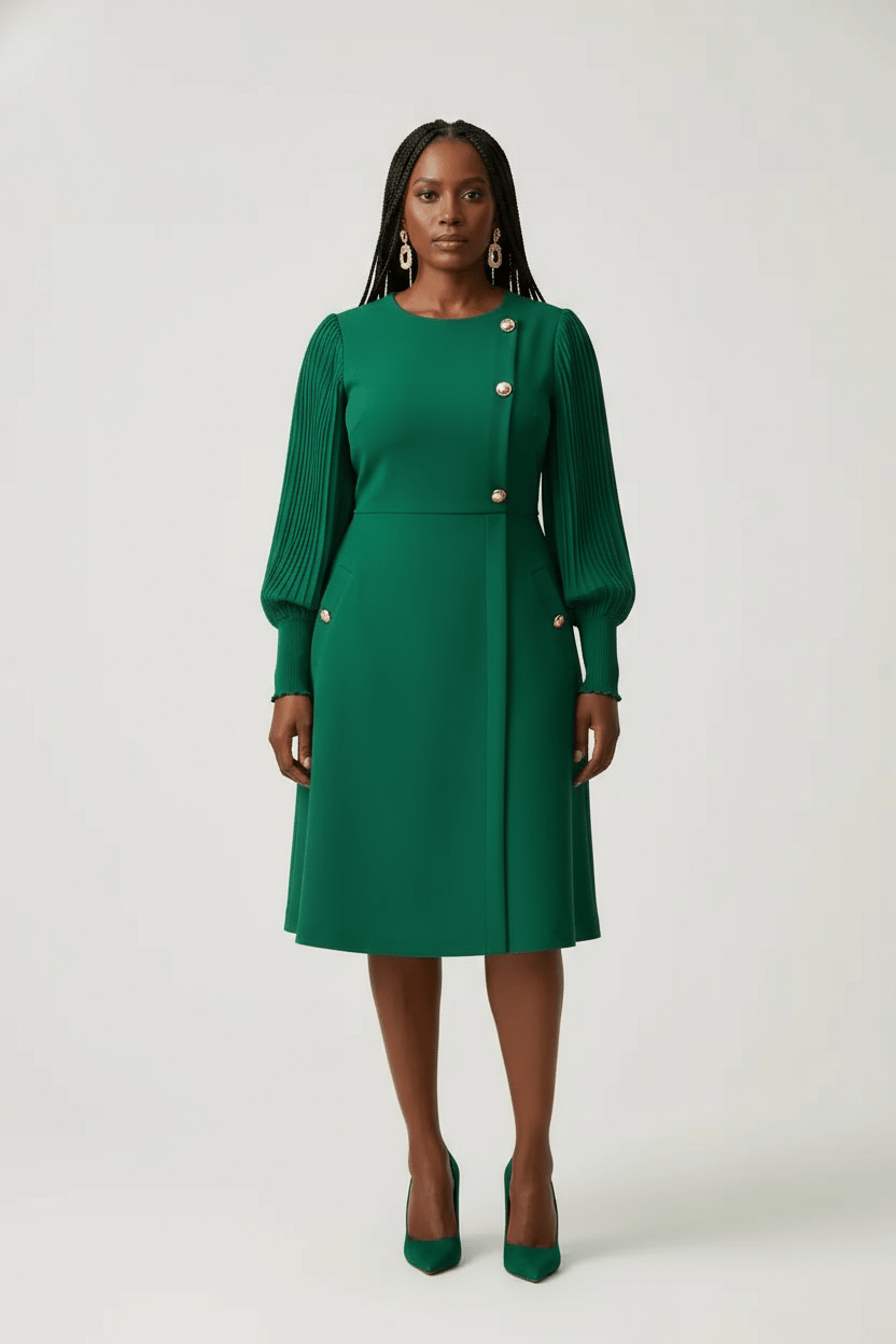 Classic Office Dress - view 3