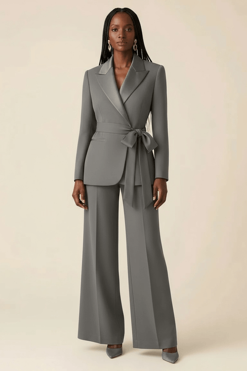 Bow Tailored Blazer & Trouser Set - view 2