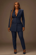 Fitted Tailored Blazer & Trouser Set