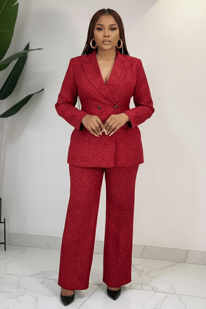 Designer Tailored Blazer & Trouser Set