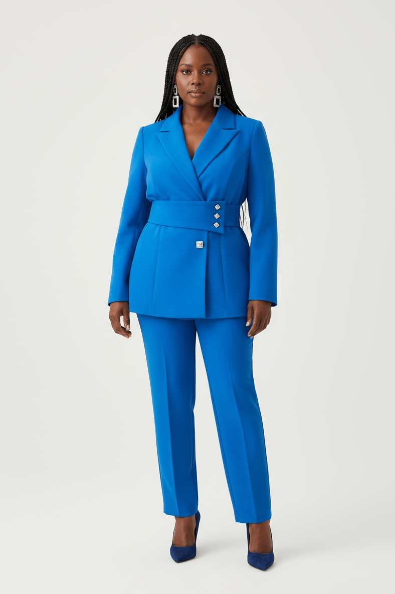 Tweed Tailored Blazer & Trouser Set