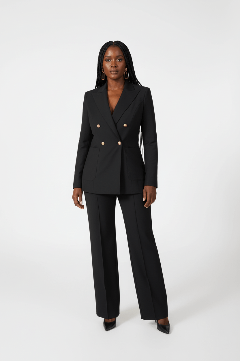 Stylish Tailored Blazer & Trouser Set - view 3