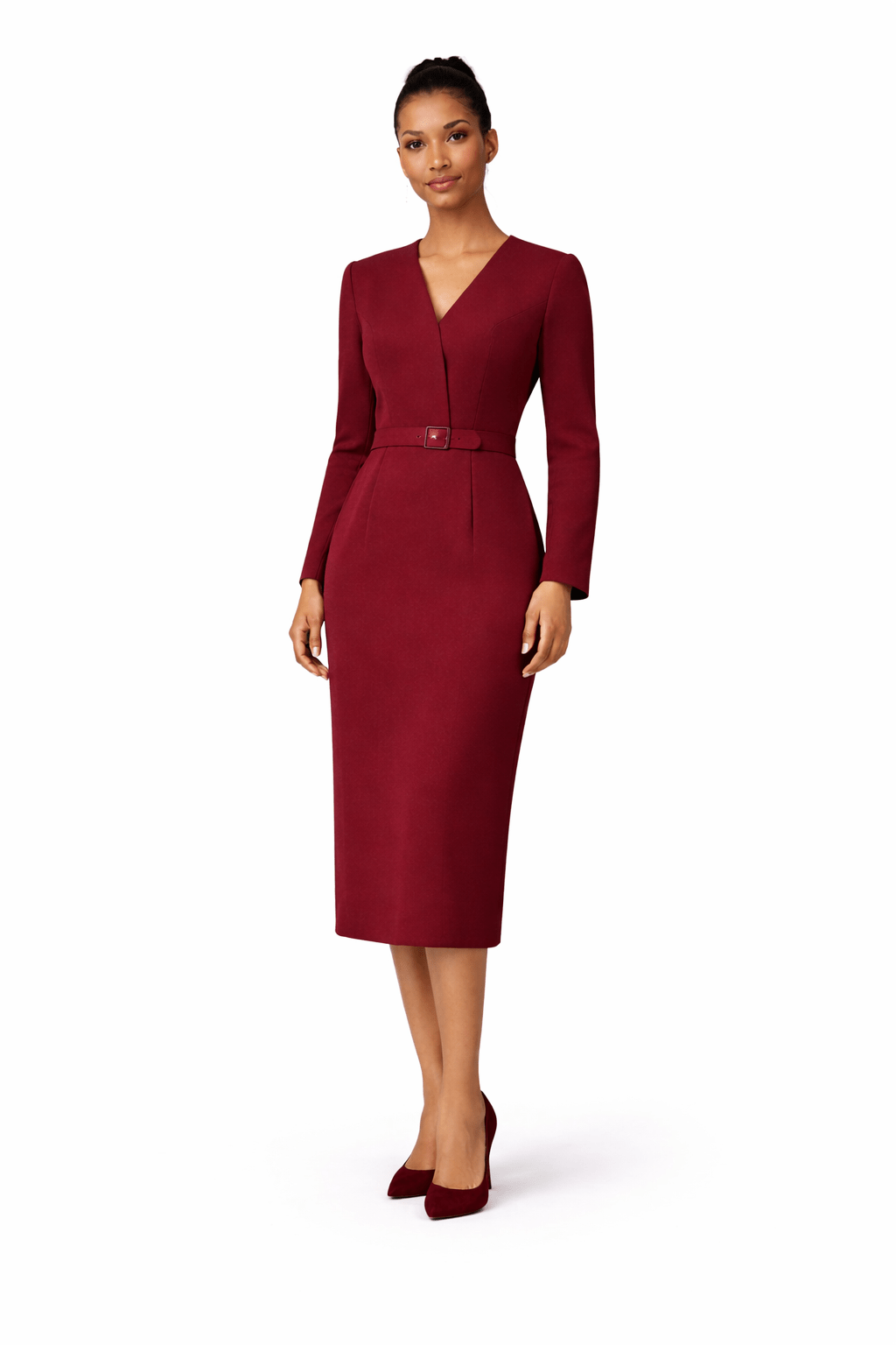 Terry Office Dress - Black