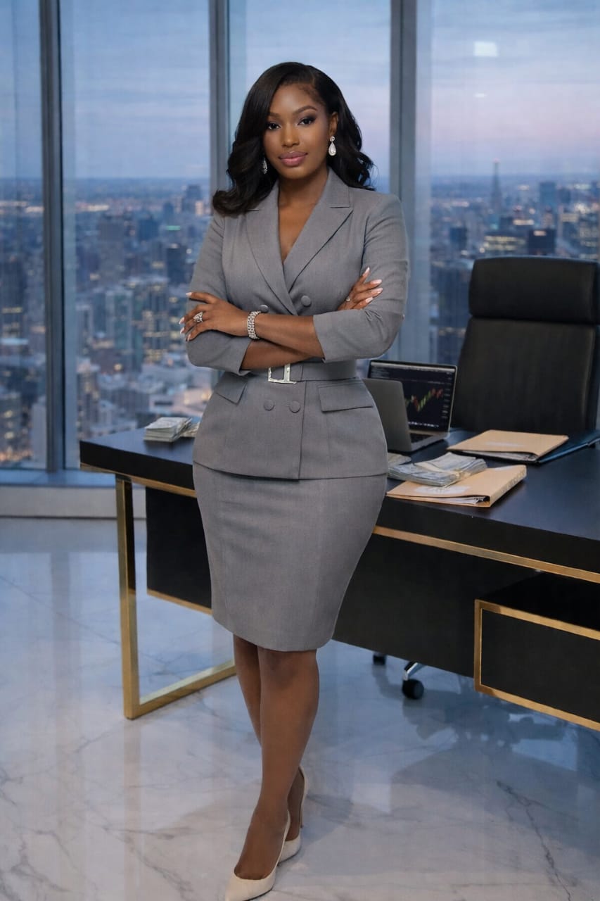 Sade Blazer and Tailored Skirt Co-ord