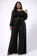 Chisom Wide-Leg Tailored Jumpsuit