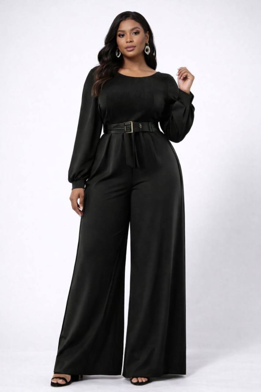 Chisom Wide-Leg Tailored Jumpsuit