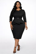 Luv Office Dress - Black