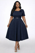 Scarlet Office Dress - Black