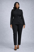 Des Blazer and Pants - Black