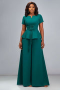 Monochrom Tailored Top and Pant Set