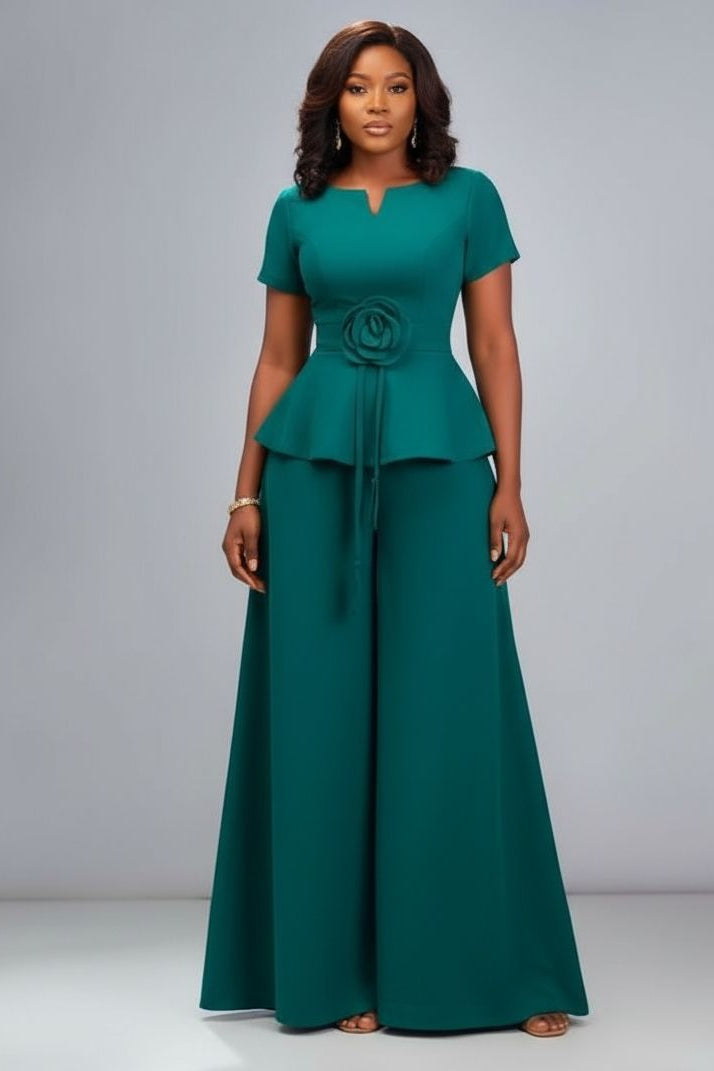 Monochrom Tailored Top and Pant Set