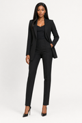 Longline Blazer & Slim Trouser Set