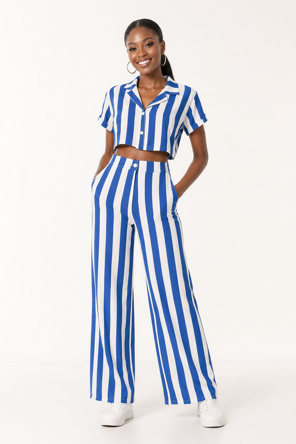 Striped Coord Set
