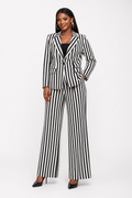 Striped Wide-Leg Coord Set