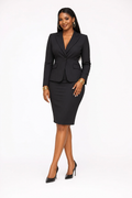 Structured Blazer & Pencil Skirt Suit